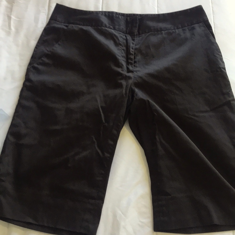 Black Bermuda shorts